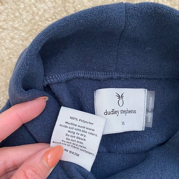 Dudley Stephens Baldwin Turtleneck Sweater Mock Neck Elastic Band Terry Fleece - Picture 7 of 7